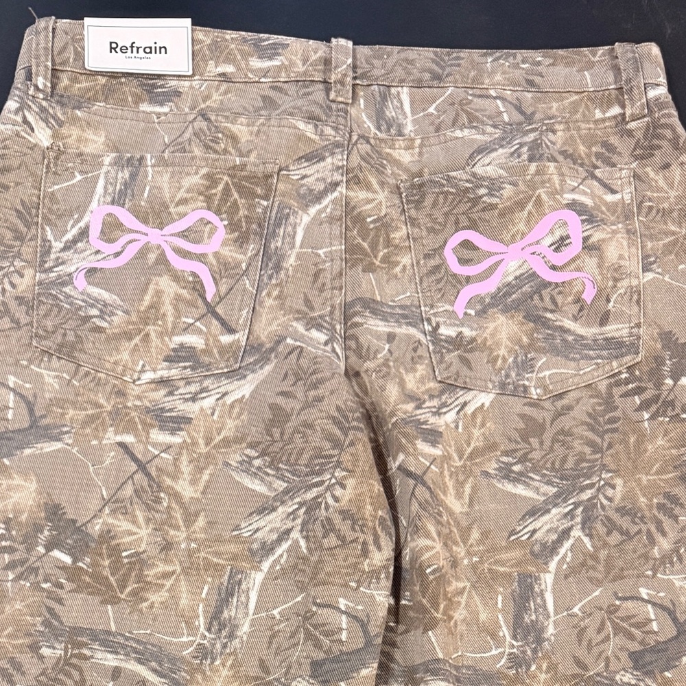 Women's Camouflage Wide Leg Jeans